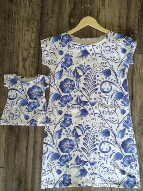 Šaty mama m + dcéra 62, m