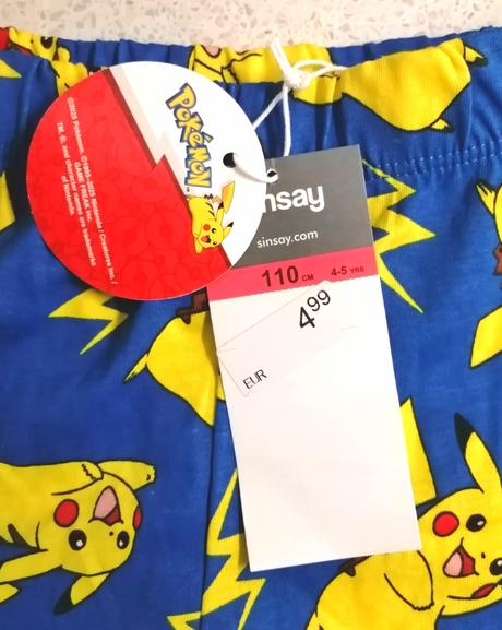 Chlapčenské šortky pokémon, veľ. 110, nové, 110