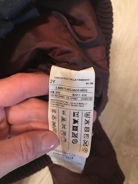 Bunda jarná-jesenná, benetton,92