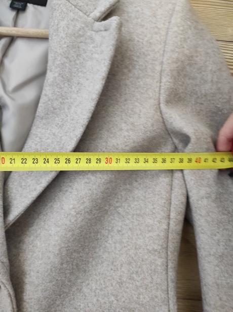 Nepoužitý vlnený kabát zara, zara,xs