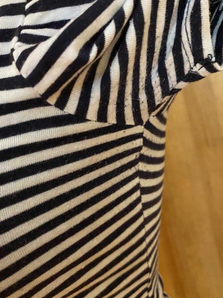 Pásikavé tričko s krátkym rukávom, m