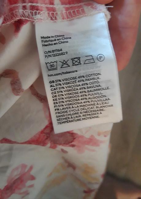 Letné šaty, h&m,m
