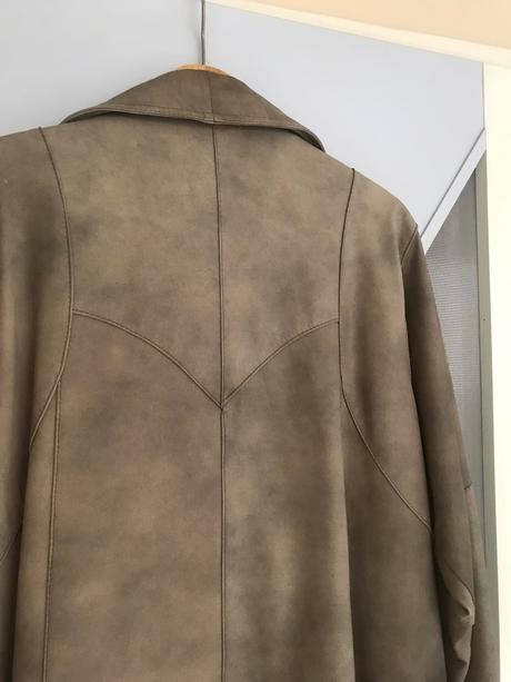 Kožené zateplené paleto, xl