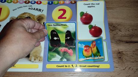 Kniha počítanie s otváracím okienkami,