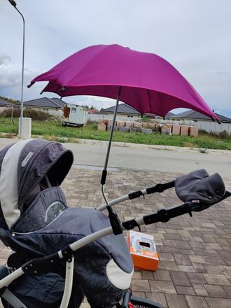 Univerzálny dáždnik / slnečník na kočík,