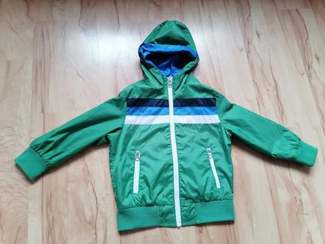 Jesenná - obojstranná vetrovka - 98/104, benetton,104