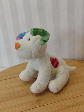 Zberat. plyšový psík snowdog rainbow designs 12 cm, 