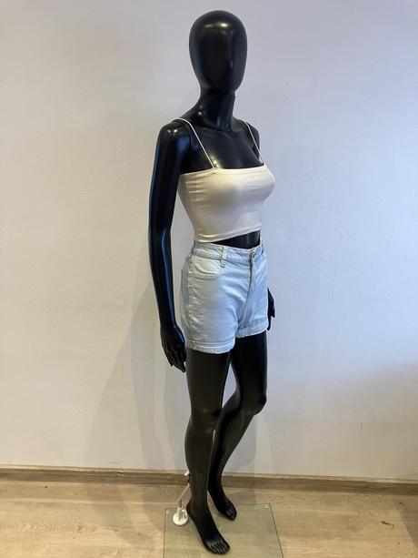 Dámsky crop top béžový pull bear (s), pull&bear,s