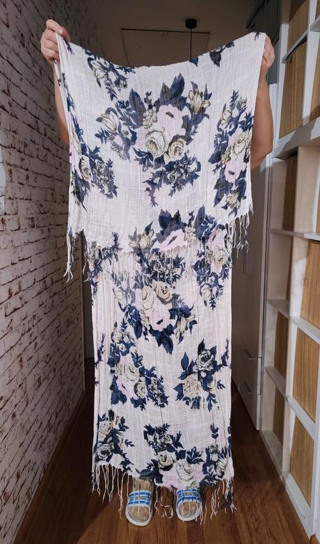 Svetlo ružová šatka na krk, f&f