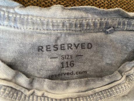 Tričko reserved, reserved,116