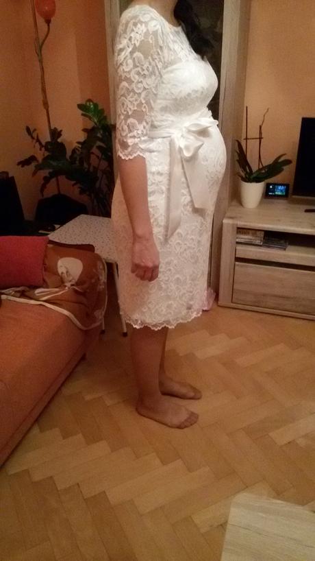 Spoločenské / svadobné šaty - aj pre tehotné, l