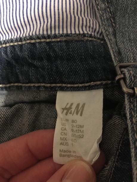 Riflove kratasy na traky h&m, h&m,80
