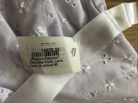 Saty vhodne na krst, svadbu, oslavu 98, 98