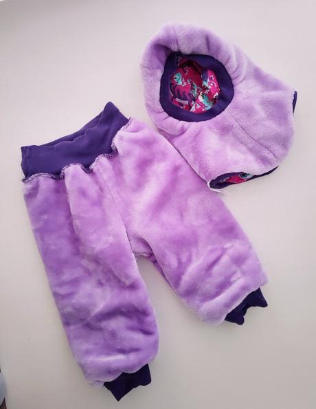 Zimný set - nohavičky a klukla, 68