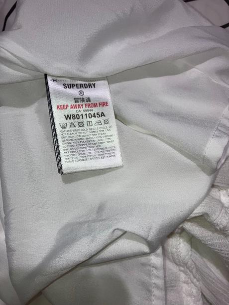 Letné biele dámske šaty, superdry,38