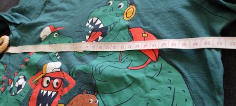 Dino tričko s dlhými rukávmi 122, c&a,122