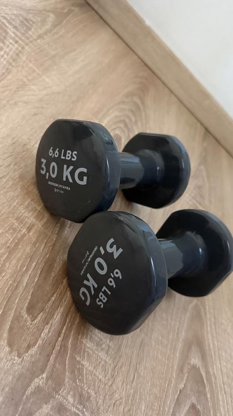 Cinky na cvicenie (2x3kg), len osobny odber ba, 