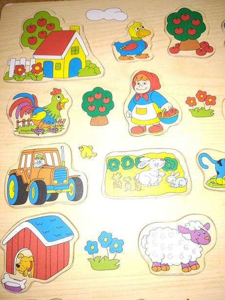 Drevená vkladačka,