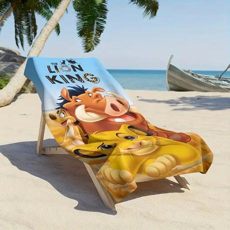 Osuška 70x150 leví kráľ (rýchloschnúca) - skladom, 