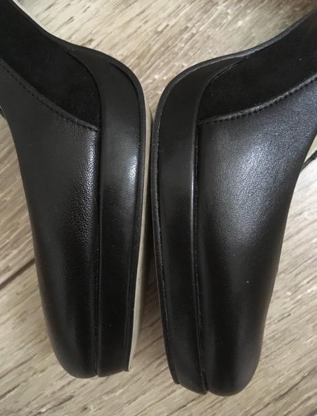 Kožené čierne lodičky hujo, 38
