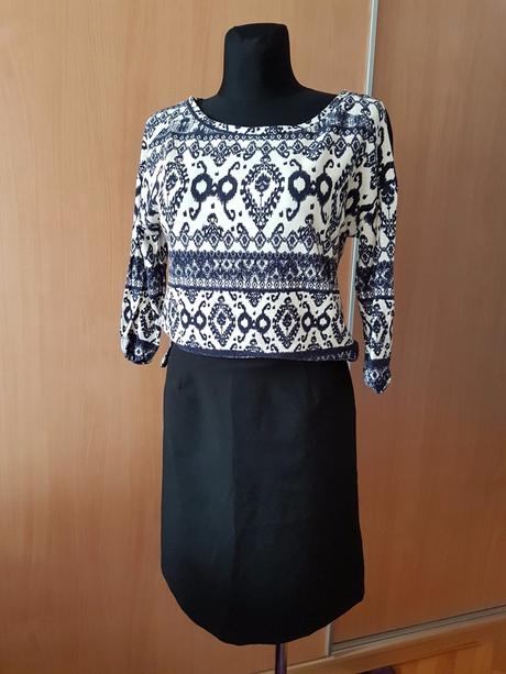 Vzorovaný topík zn.stradivarius vel.m, stradivarius,m