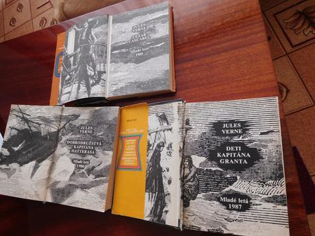 Verne -knižky staré,