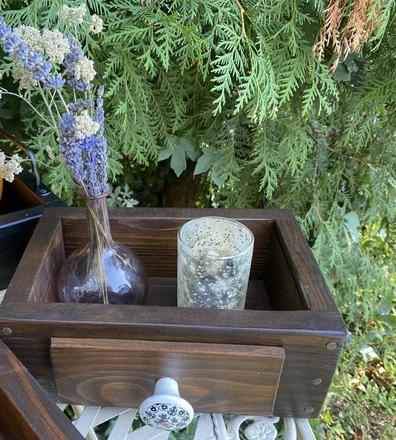 Sklenený svietnik chic antique,