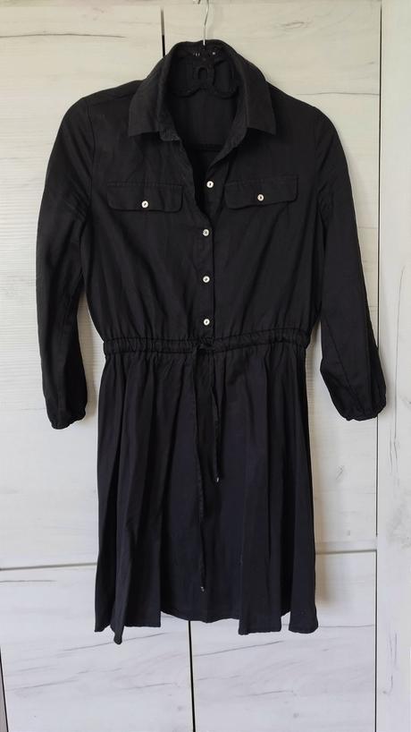 Čierne košeľové šaty, mohito,s