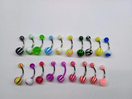 Piercing do pupka, usi alebo podla fantazie, 