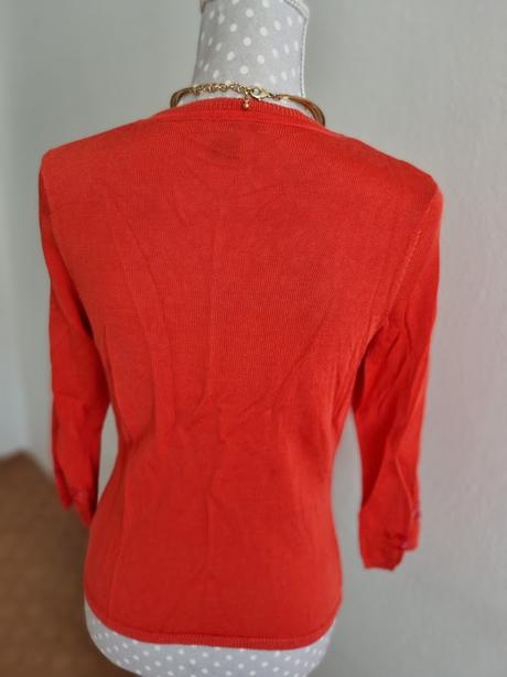 Luxusný lososový svetrík apart 36, s