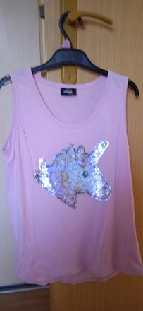 Tričko s flitrami, 158