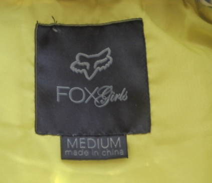 Znackova vesta fox, fox,m