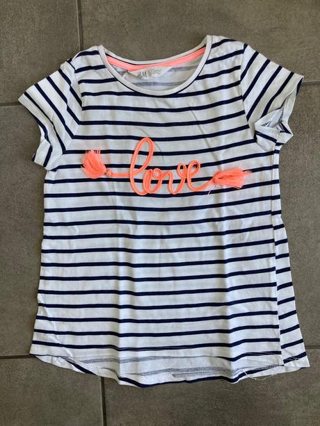 Pásikavé tričko, h&m,110