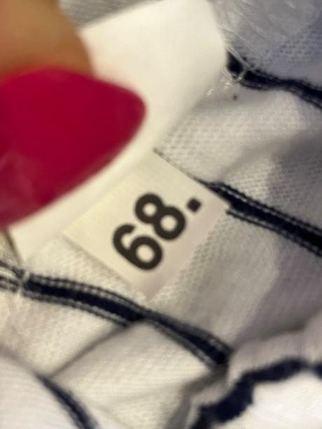 Dievčenské šortky čierno biele (68), 68