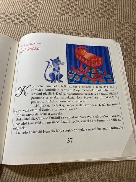 Krásna stará retro knižka cárovná nesmejanka,