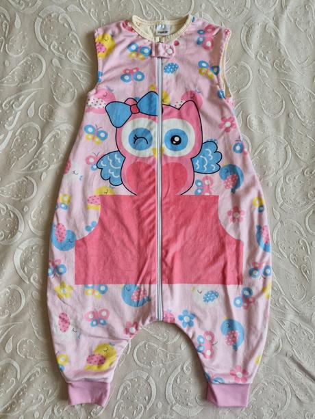 Spací vak s nožičkami - sova, 