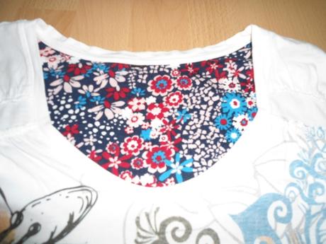 Biele damske tricko kvietky, vero moda,m