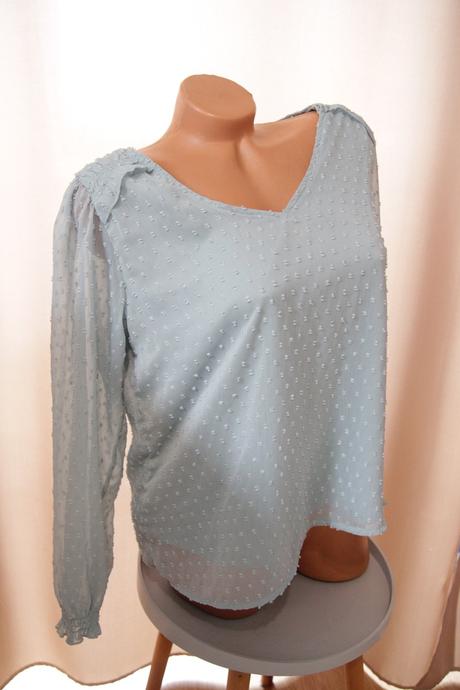 Bledo modrá blúzka, l, l