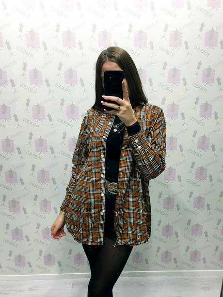 Monki oversize košeľa, xs
