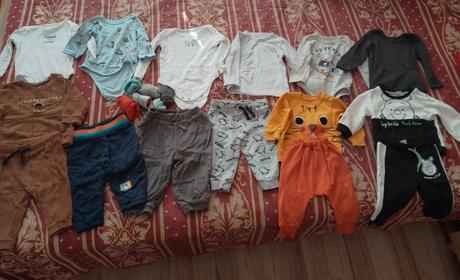 Predám balík oblečenia pre chlapceka, 68–80