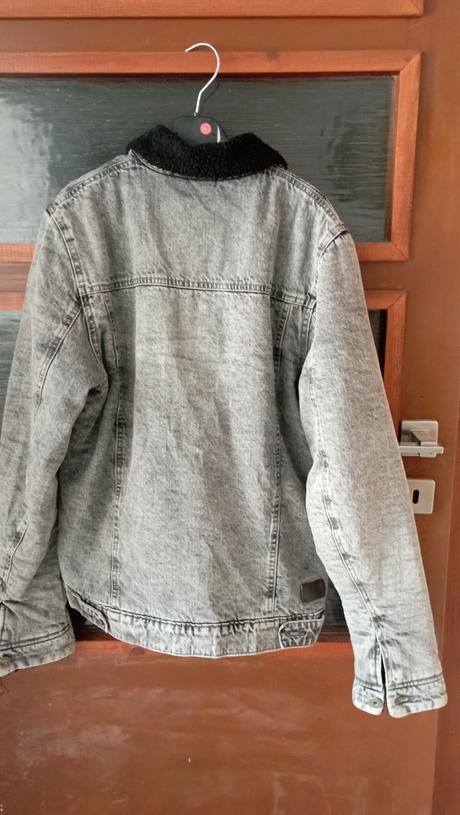 Zateplena riflova bunda, house,s