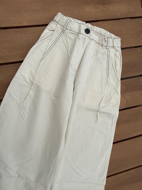 Štepované popelínové nohavice zara 152cm, zara,152