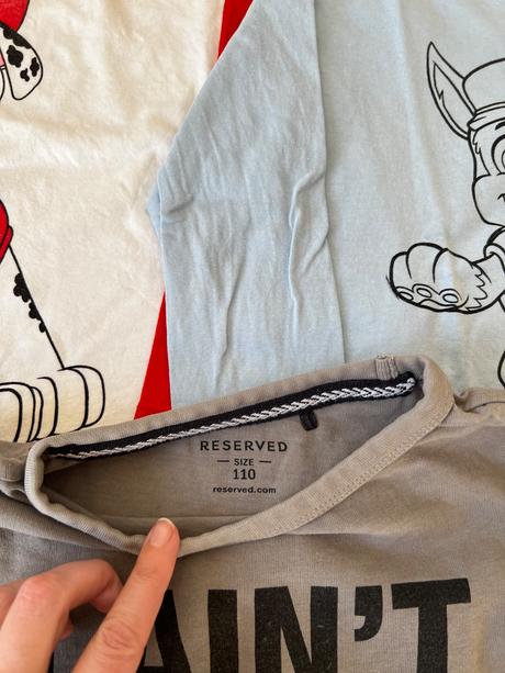 Tričká reserved 110, reserved,110