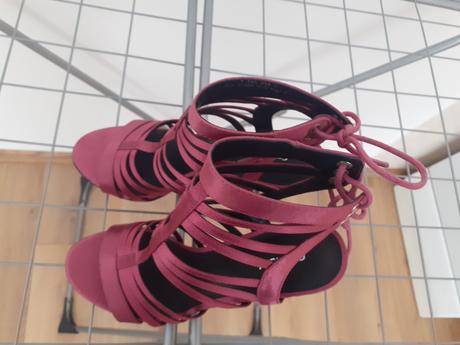 Damske fialove sandaliky na vysokom podpatku, graceland,38