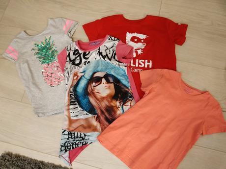 Mix tričiek s krátkym rukávom, 134., 134