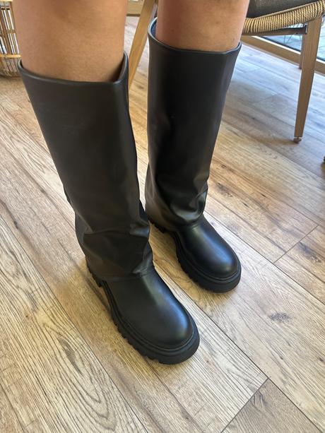 Štýlové čižmy, pull&bear,38