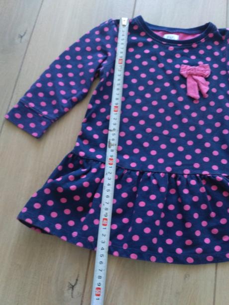 Šaty s ružovými bodkami, f&f,92