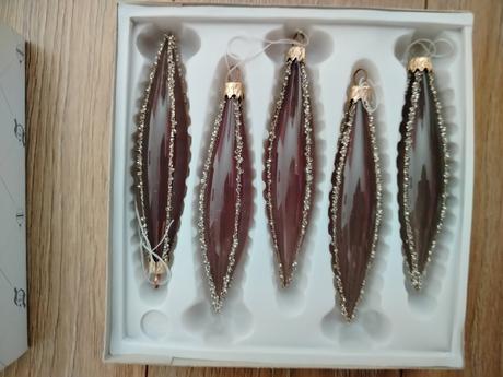 Vianočné sklenené cencúle, 