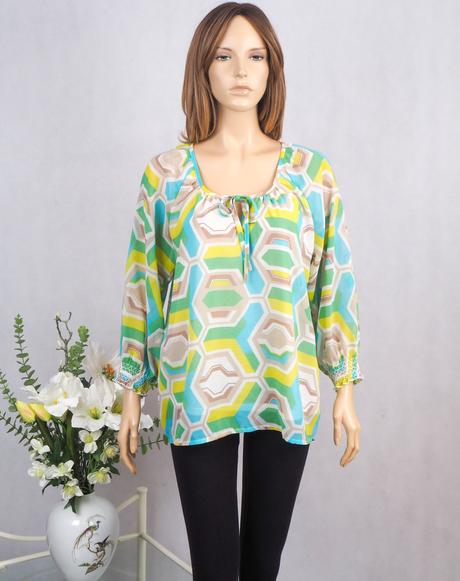 Kvalitná letná blúzka cappuccini, 40