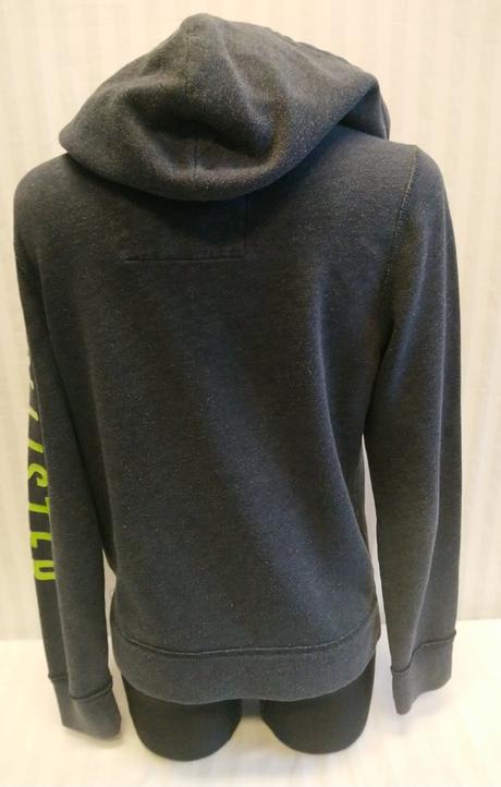 Dámska modrá mikina klokanka, hollister, s/m, hollister,m